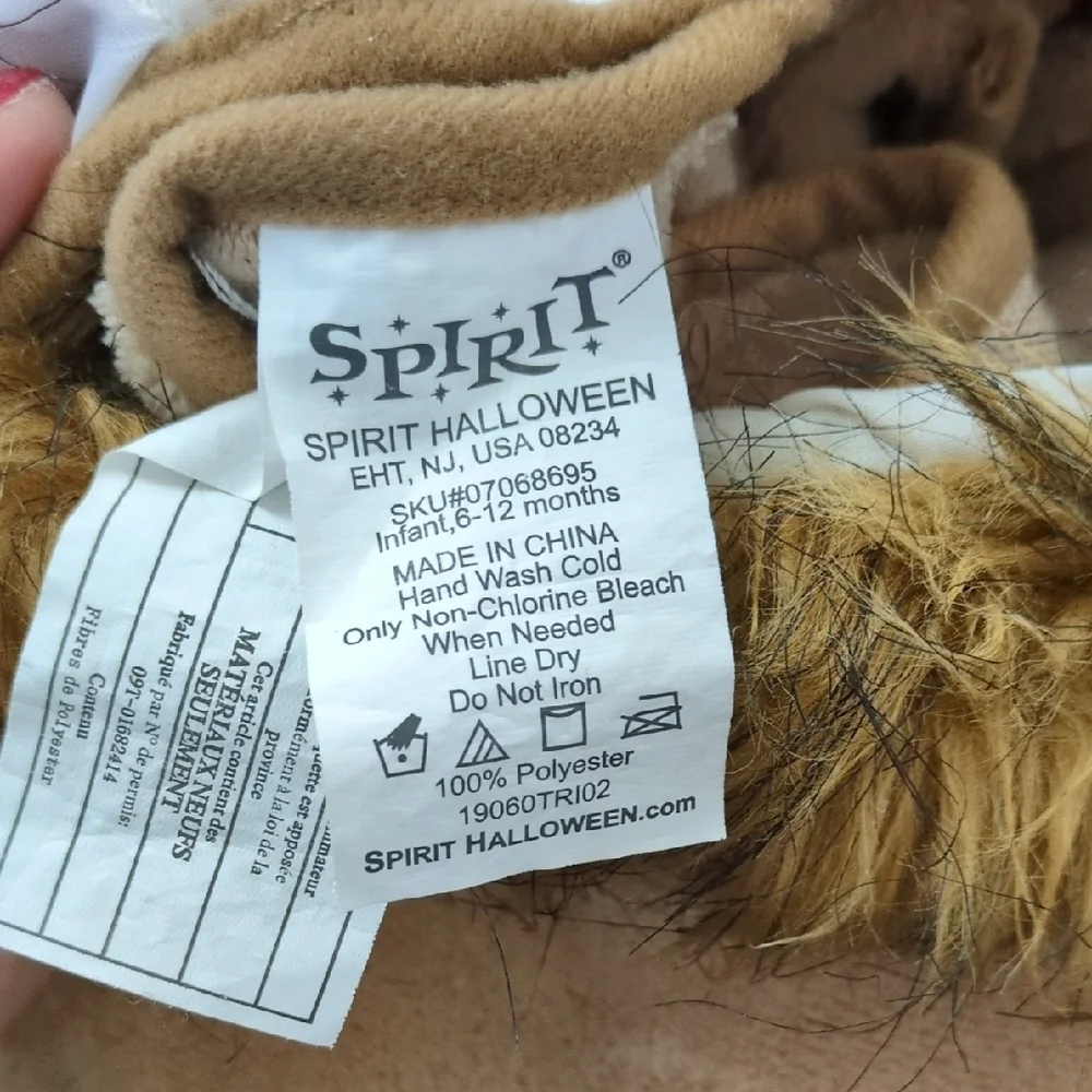 Spirit Tan Furry Kids One Piece Footie - Picture 5 of 7